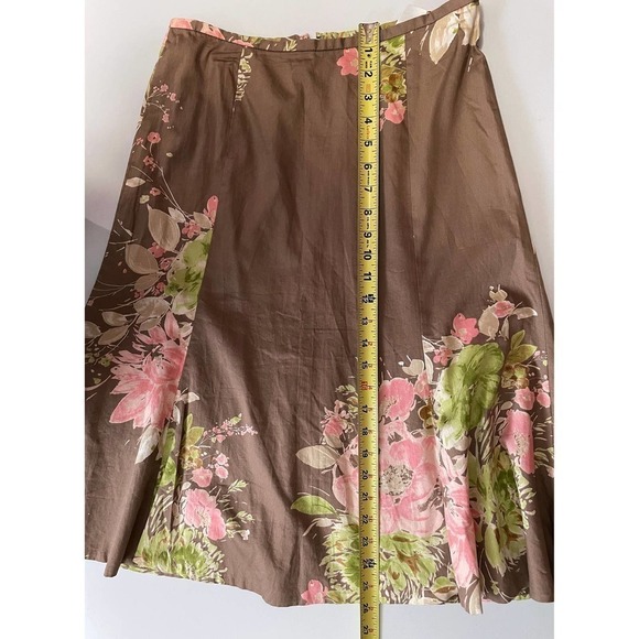 Liz Claiborne Floral A-line Skirt Size 6P - Picture 7 of 7